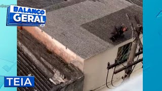 Homem aranha capixaba tenta pocar em uma investida mas algo sai diferente do planejado [upl. by Morton]