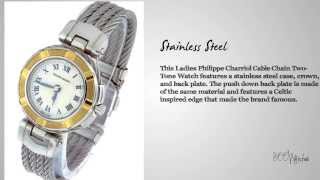 Philippe Charriol Cable Chain Two Tone Watch [upl. by Alleen460]