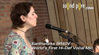 Earthworks SR40V  Vocal Microphone Demonstration [upl. by Etta]