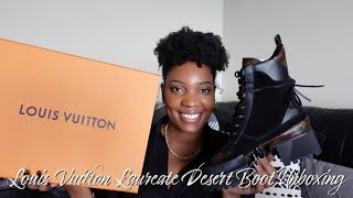 Louis Vuitton Laureate Platform Desert Boot Unboxing  Paige Alex [upl. by Stoffel725]