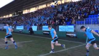 St Michaels supporters clap their team on the pitch [upl. by Watanabe]