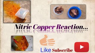 Nitric Copper ReactionChemia [upl. by Adraynek]