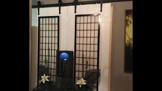 How to Install Barn Door Style RunnersSliding Doors [upl. by Elboa]