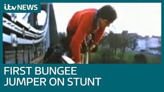 Worlds first bungee jumper recalls the moment he made history  ITV News [upl. by Starbuck]