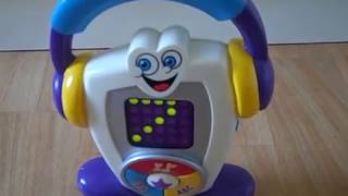 Fisher price musical walkman radio toyFisher Price Learning PlayPod  Fun To Learn [upl. by Hgielhsa]