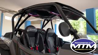 Motomania cln sistema de sonido y equipamiento de accesorios para polaris rzr turbo S velocity [upl. by Teodoor]