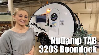 nuCamp RVTAB320 S Boondock Lite [upl. by Aleahpar952]