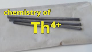 Thorium chemistry  nuclear chemistry [upl. by Other]