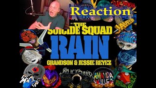 grandson amp Jessie Reyez  Rain from The Suicide Squad OFFICIAL VIDEO REACTION [upl. by Eirehc]