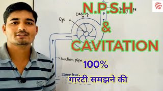 NPSH  Cavitation  Centrifugal pump in hindi  Chemical Pedia [upl. by Blasius]