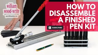 Disassembling a finished pen kit 2 Methods [upl. by Netsirhk]