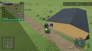 FS22  No Mans Land16Building New Shed Hard Mode With Precision Farming 4K [upl. by Christi]