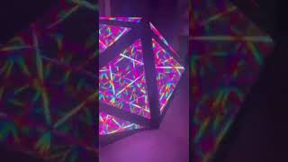 Infinity Mirror Icosahedron Art Sculpture by Nicky Alice diy art trippy [upl. by Amek]