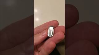 Faceting Practice with an Emerald Cut Gem Shorts gemstone rockhounding [upl. by Clancy]