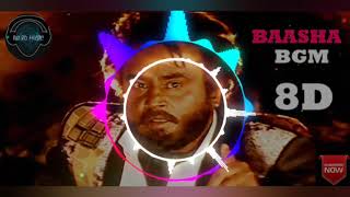 Baasha Remastered BGM  8D Audio  Bass Boosted  Rajinikanth  Deva [upl. by Nahgiem7]