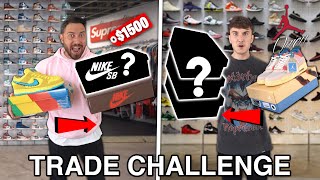 Ultimate Sneaker Trade Challenge Who Can Get The Best Trade [upl. by Ferullo]