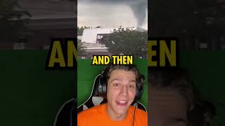 Tornado at DISNEYLAND INTENSE shorts reaction [upl. by Nate35]