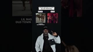 Artists Before Vs After Selling Their Soul Lil Nas X quotOld Town Roadquot amp quotmonteroquot shorts lilnasx [upl. by Portwin]