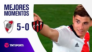 🔥 ¡RIVER GOLEÓ Y QUIERE EL TÍTULO ⚪🔴⚪  River vs Patronato 50  Fecha 20Torneo de la Liga 2021 [upl. by Ramsa]