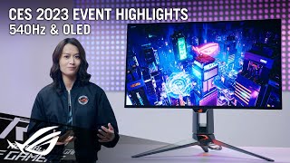 CES 2023 Gaming Monitor Highlights  Worlds Fastest Gaming Monitor amp 1440p Endgame Monitor [upl. by Paradies368]