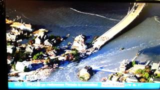 Mantoloking Bridge NJ Hurricane Sandy [upl. by Stephenson850]