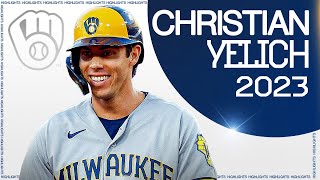 Christian Yelichs best moments of the 2023 season [upl. by Nadnal184]