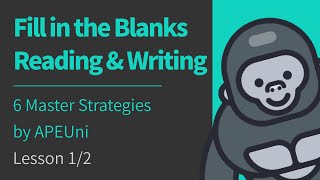 6 Master Strategies for PTE Fill in the Blanks Reading and Writing Tips APEUni Lesson 12 [upl. by Demmahum128]