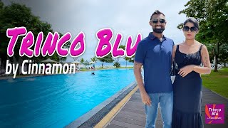 Trinco Blu by Cinnamon  Full Hotel Tour with Buffet Beach Chalet and Sea [upl. by Ettenirt]