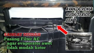 TUTORIAL PASANG HOUSINGRUMAH FILTER AC PADA AVANZA XENIA GEN 1 [upl. by Fredette137]