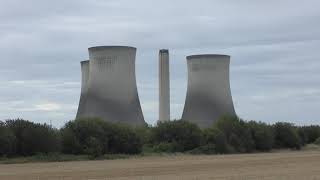 Didcot Power Station demolition “The final three towers” 1882019 [upl. by Slayton]