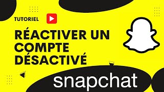 Comment réactiver un compte Snapchat supprimé ou désactivé [upl. by Fallon]