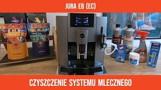 JURA E8 EC  Czyszczenie systemu mlecznego krok po kroku  COFFIX [upl. by Eelano]