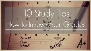 10 Study Tips II How to improve your grades [upl. by Aicenav]