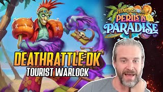 Hearthstone New Cards Deathrattle Death Knight Tourist Warlock [upl. by Annawoj]