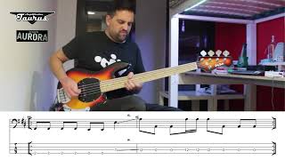 DM009  Vetusta Morla quotCuarteles de Inviernoquot Bass cover  TAB [upl. by Daven]