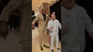 Dancing with Terry Crews backstage at AGT 🤣 [upl. by Alian]