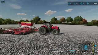 Farming Simulator 22 How to use the Pöttinger Terrasem C6 seeder [upl. by Luapnoj264]