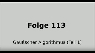 Gaußscher Algorithmus elementare Zeilenumformungen Lineare Algebra Folge 113 [upl. by Warms8]