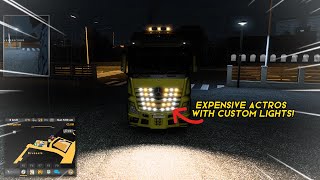 New Mercedes Actros GigaSpace with custom Lights in ets2 [upl. by Valenza395]