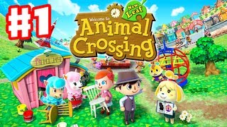 Animal Crossing New Leaf  Gameplay Walkthrough Part 1  Day 1  Im the New Mayor Nintendo 3DS [upl. by Sandberg263]