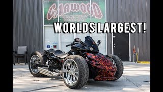 World Largest CanAm Rear Tire [upl. by Ymeraj]