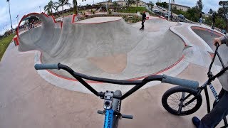 Riding BMX at Unreal California Skateparks [upl. by Schaumberger]