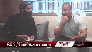 Mayor DA councilman plead not guilty to bribery charges [upl. by Janka]