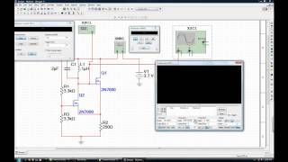 MOSFET RF Oscillator 275 Mhz Negative resistance Electronic Workbench Tutorial [upl. by Hna681]