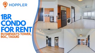 1BR Condo For Rent in Fairways Tower BGC Taguig [upl. by Dodge601]