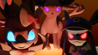 EEVEELUTION team  Pokémon Unite animation [upl. by Ennagroeg]