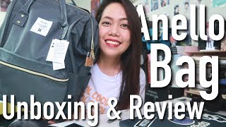 unboxing and review of anello backpack [upl. by Kaehpos]