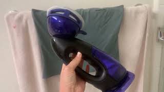 Conair 2 in 1 Handheld Steamer and Iron for Clothes Review [upl. by Elkin709]