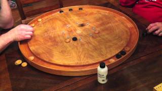 Crokinole Demonstration [upl. by Ernesta283]