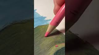 Making bookmarks bookmark painting drawing art mountains [upl. by Siuqram121]